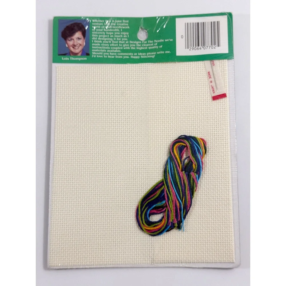 Designs For The Needle Cross Stitch Kit Unisex 5x7 Multicolor Vintage 7702